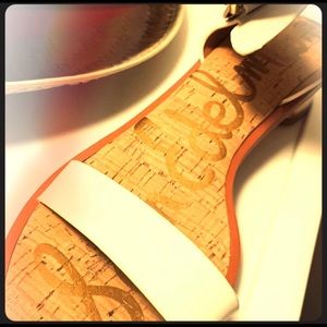 Sam Edelman White Ladies Sandals